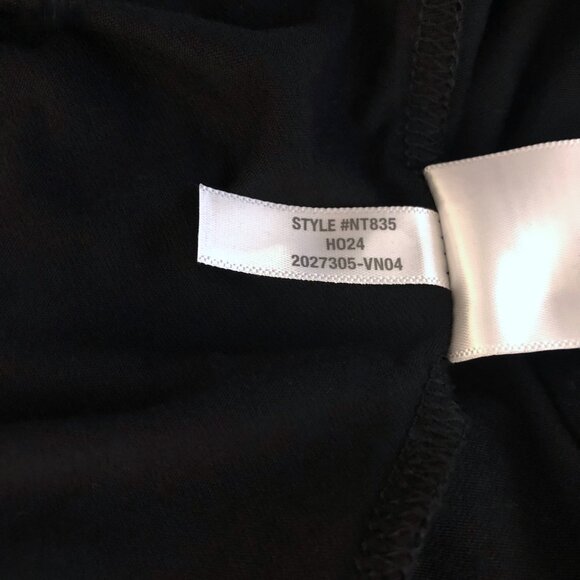 Madewell Jersey Asymmetric-Seam Midi Skirt Black Small NWT - Picture 8 of 9